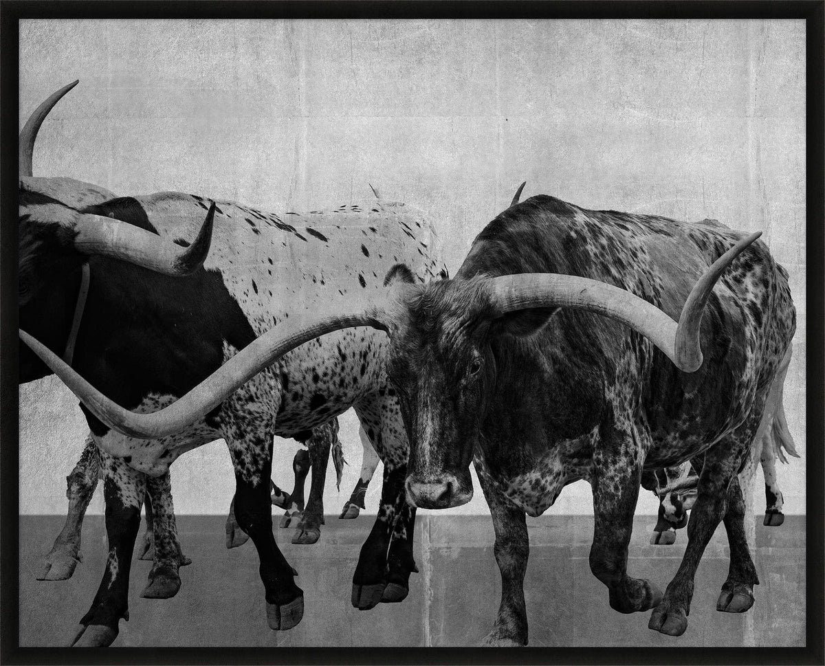 Cattle Call 2 wall art by Wendover Art