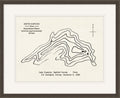 Lake Superior Map wall art by Wendover Art