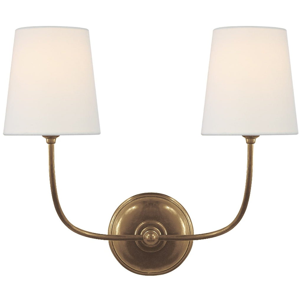 Vendome Double Sconce by Visual Comfort