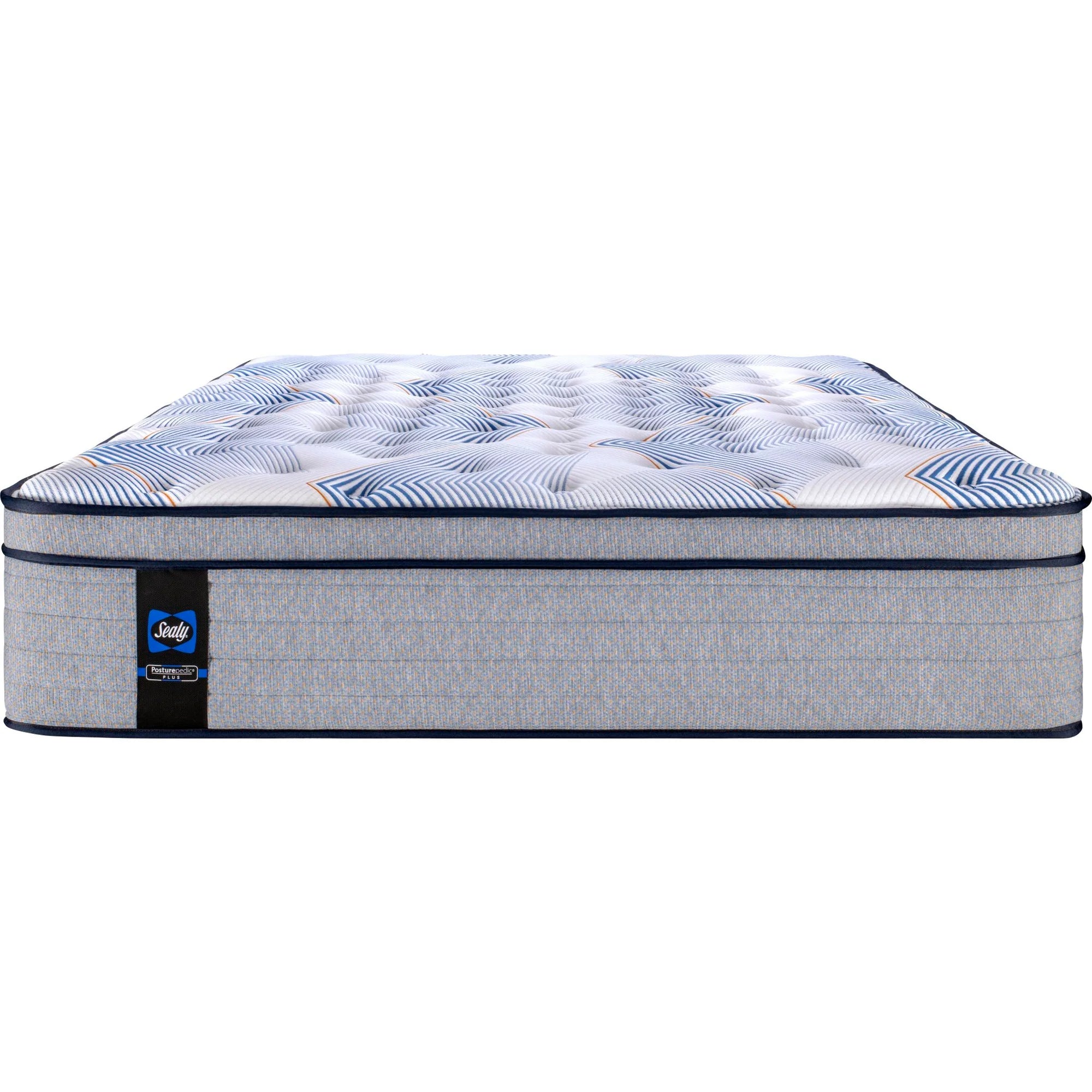 Mattress with a brand logo on a white background