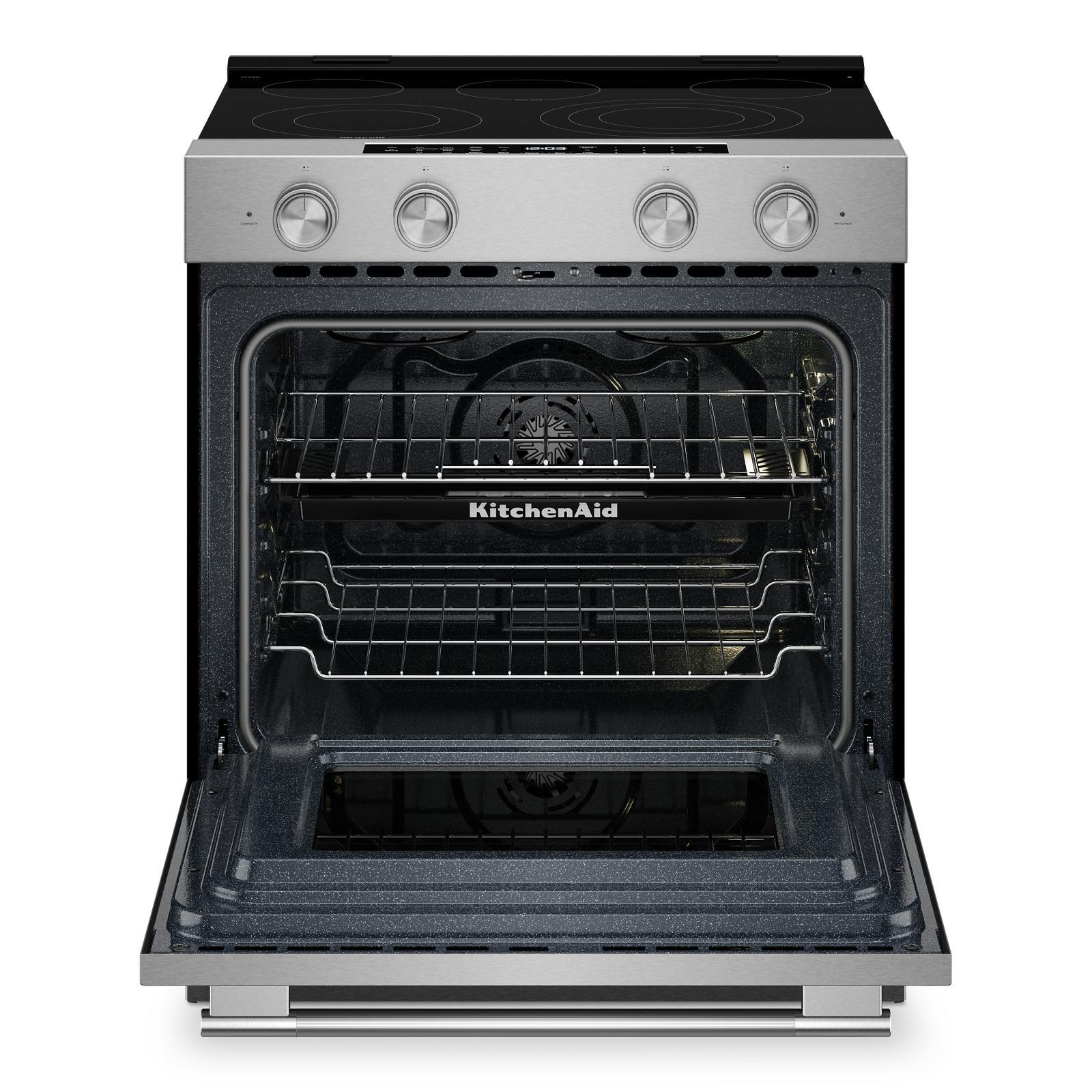 30-Inch Slide-In Electric Range with Convection & Steam Bake