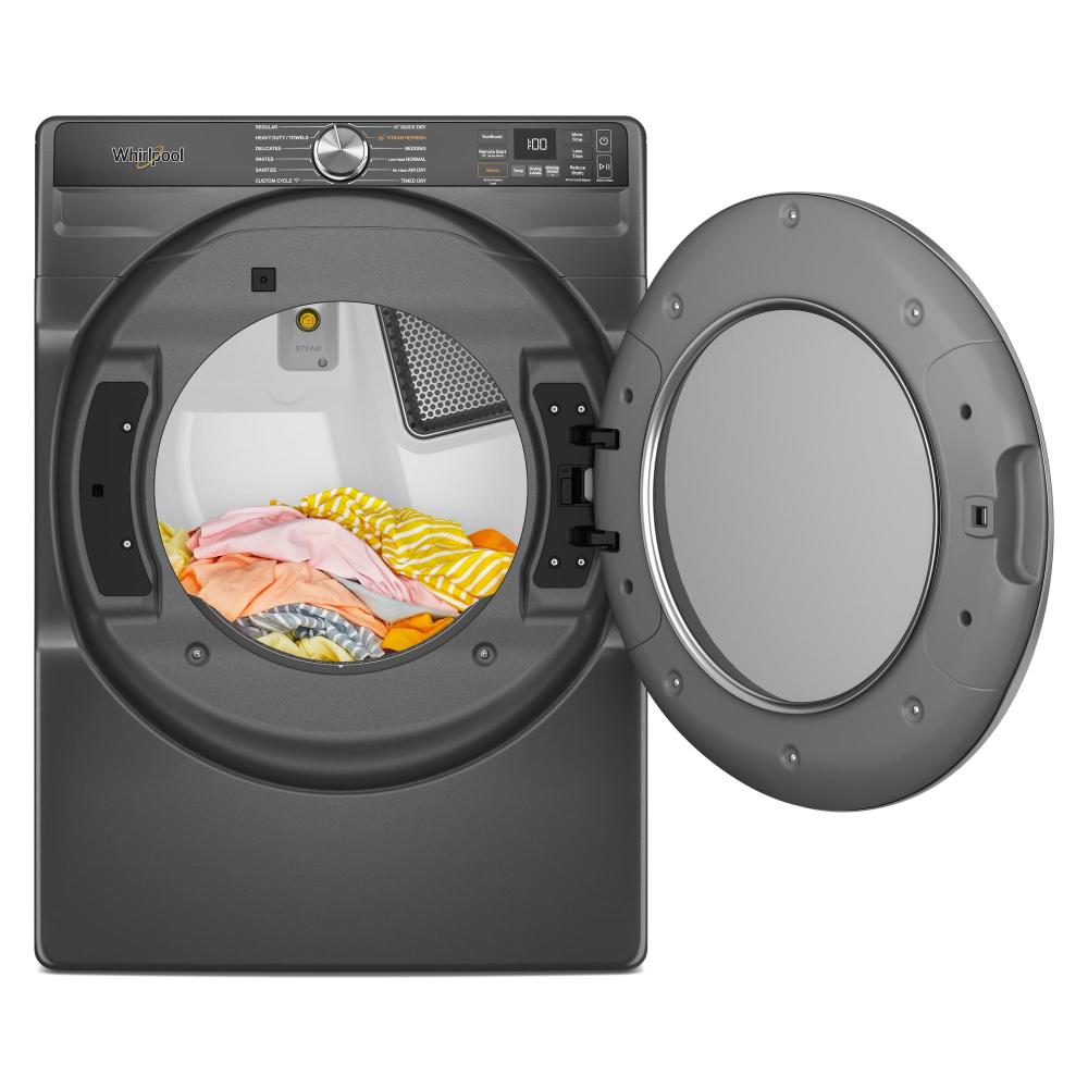 Smart Front Load Electric Dryer with Steam