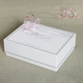 Botanica Glass Flower Napkin Rings - Set of 4 Boxed - Pink