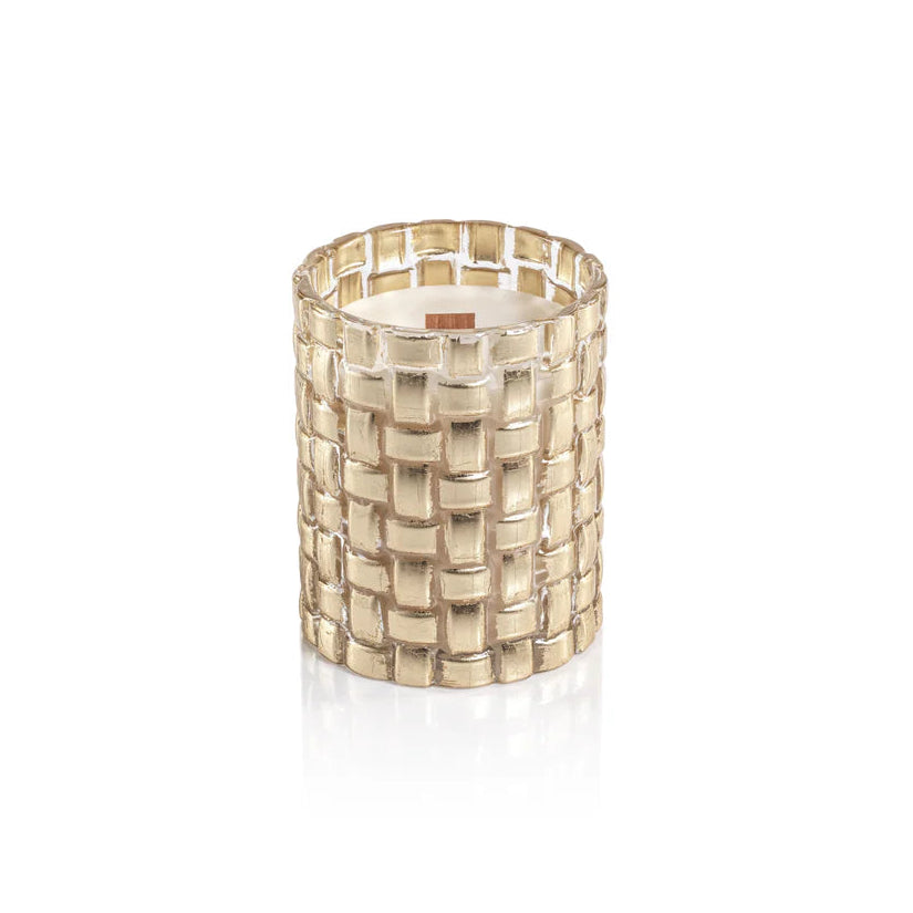 Braided Lumina Scented Candle - Wood Wick