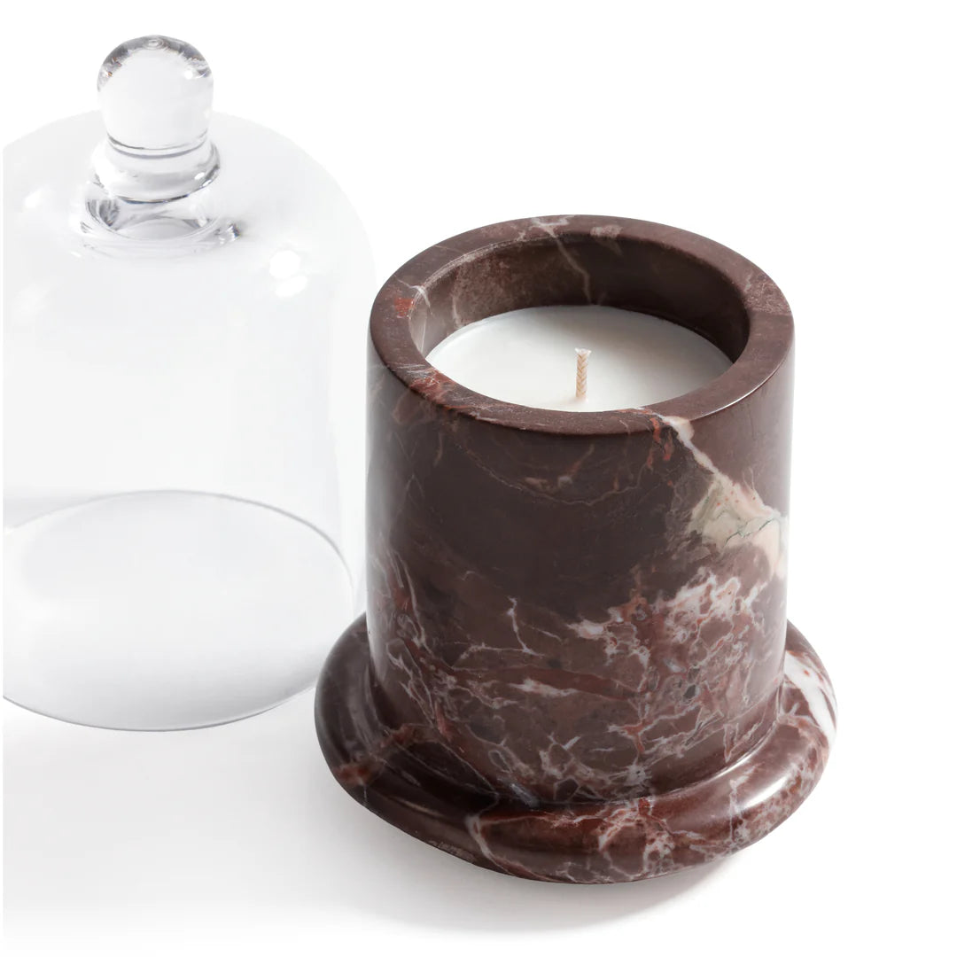 Marbella Scented Candle Jar with Cloche