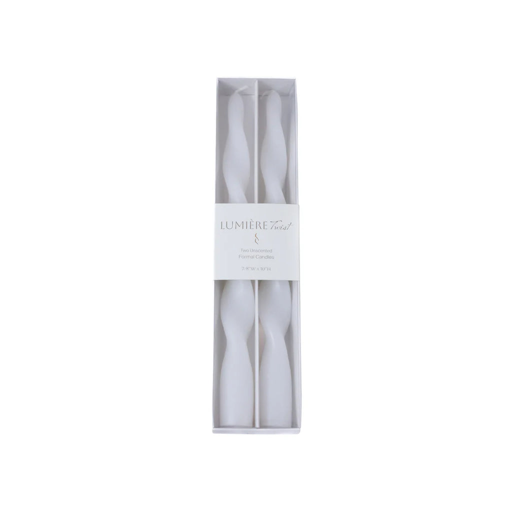 Lumière Twist Formal Candles