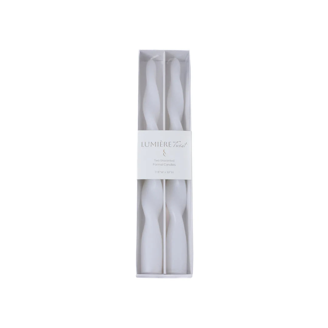 Lumière Twist Formal Candles