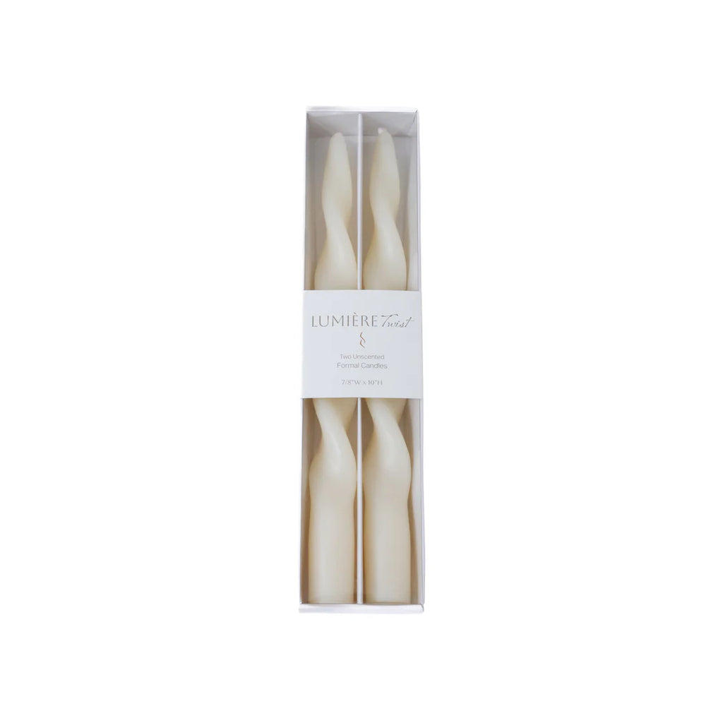 Lumière Twist Formal Candles