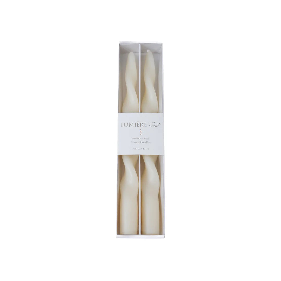 Lumière Twist Formal Candles