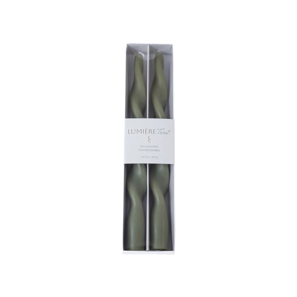 Lumière Twist Formal Candles