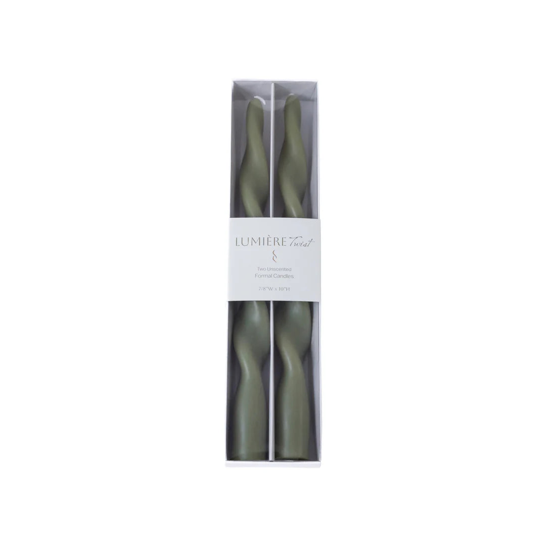 Lumière Twist Formal Candles