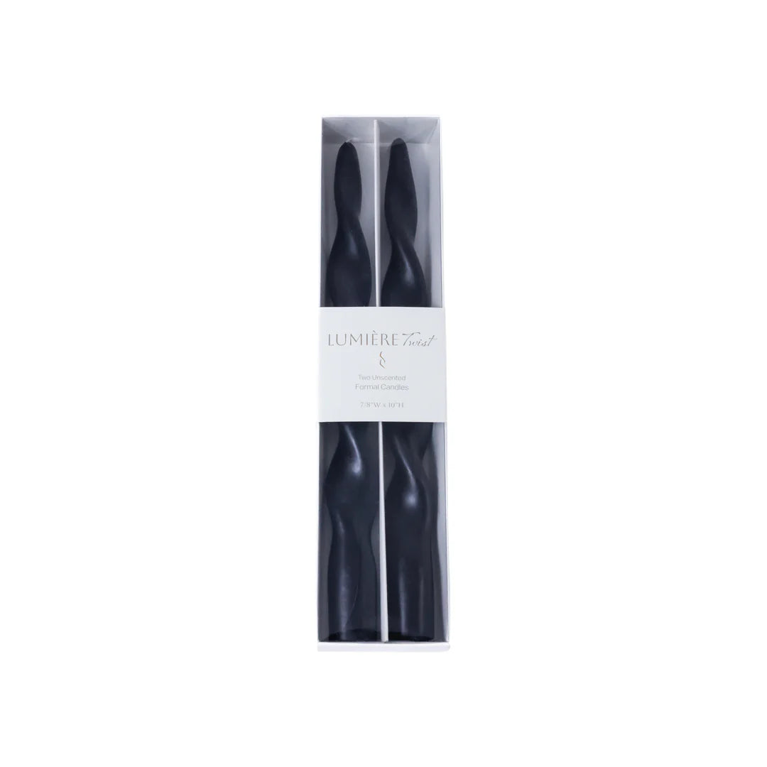 Lumière Twist Formal Candles