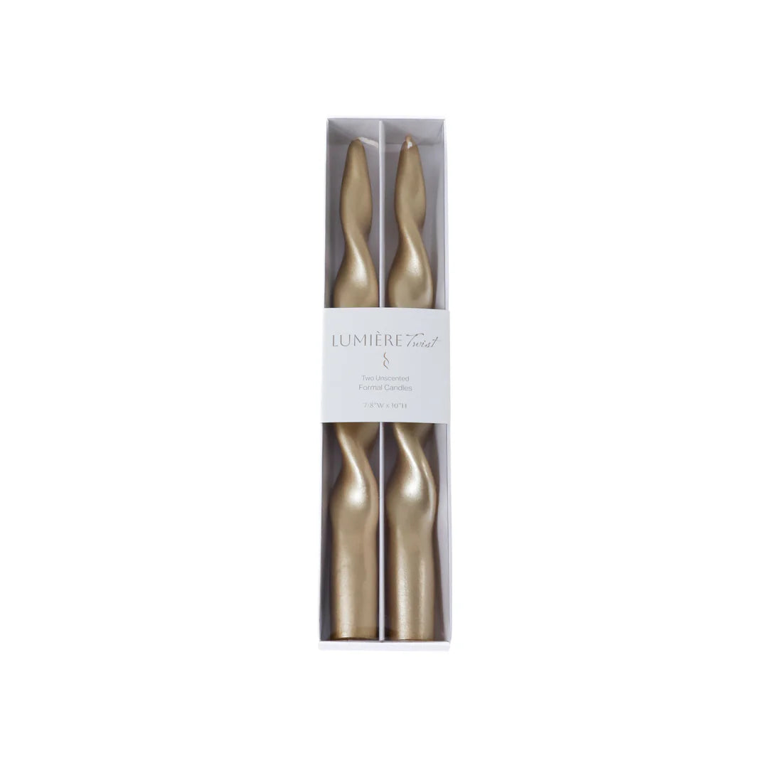 Lumière Twist Formal Candles