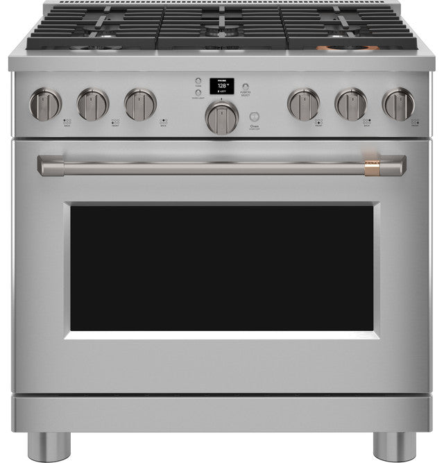 36" Smart Dual-Fuel Range with No-Preheat Air Fry