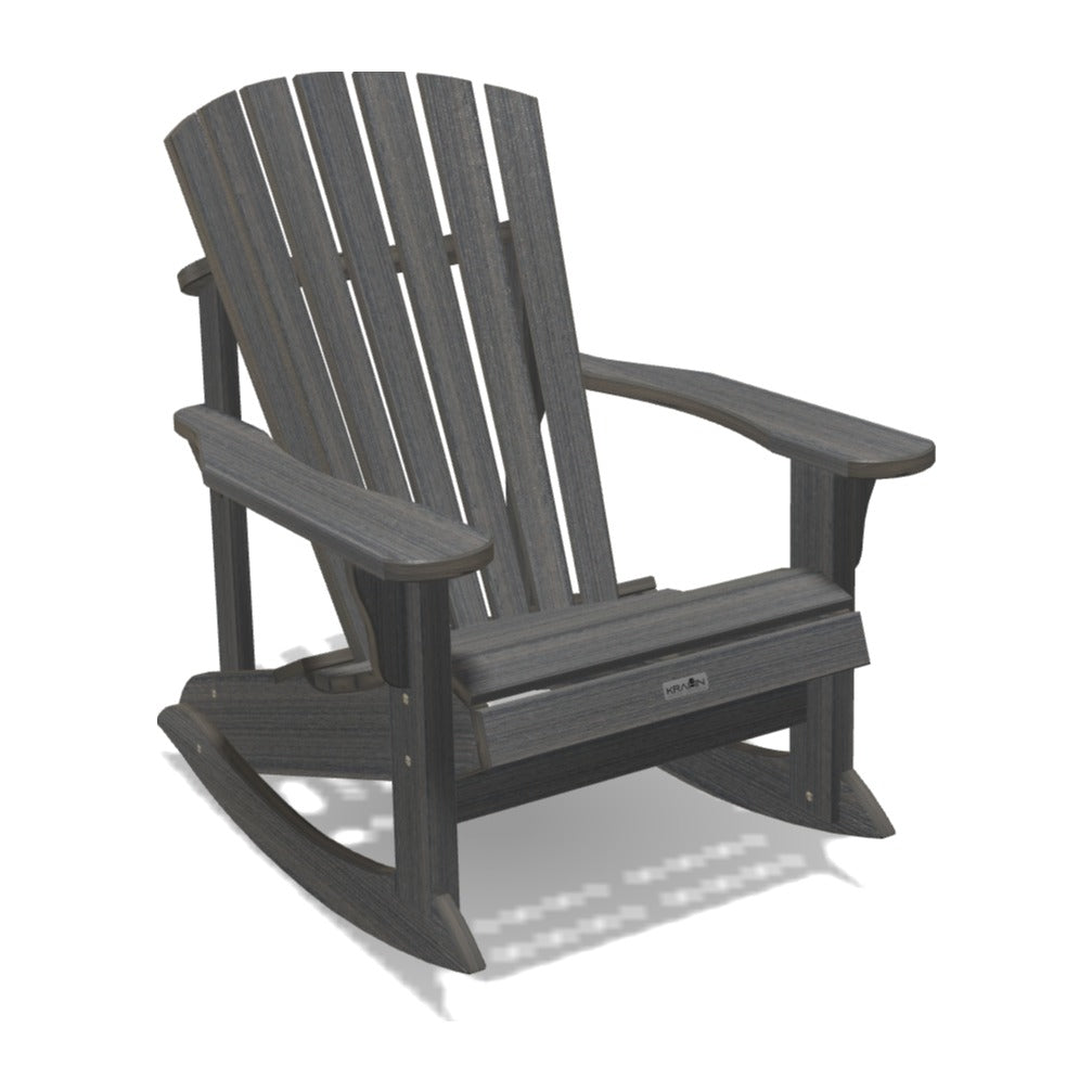Adirondack Rocker Classic in Coastal Gray