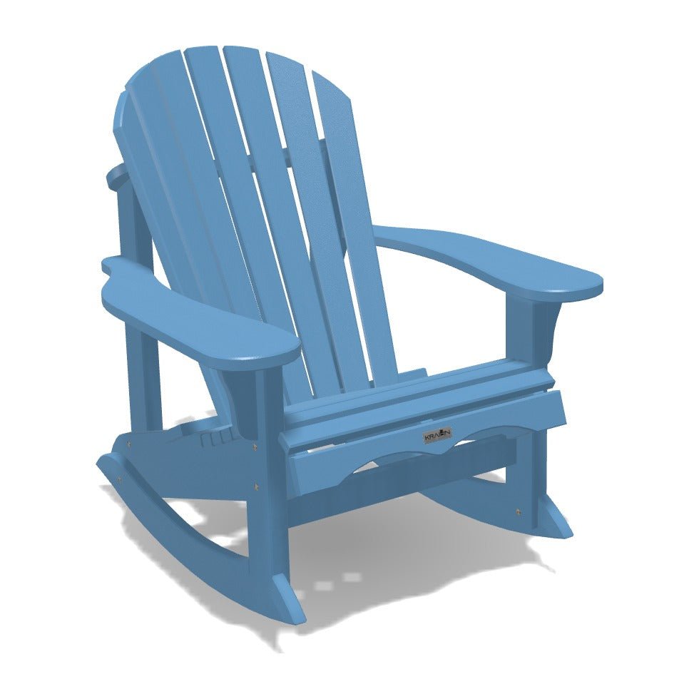 Adirondack Rocker Deluxe in Blue Jay
