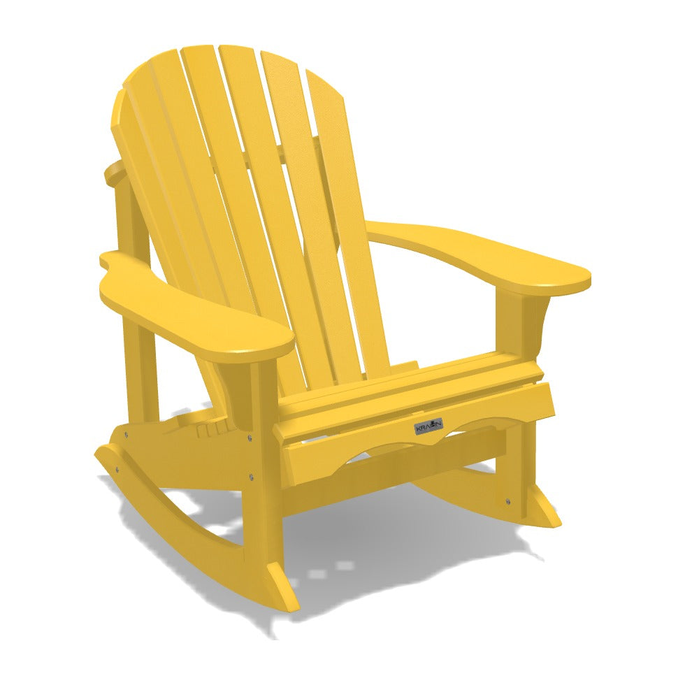 Adirondack Rocker Deluxe in Lemon
