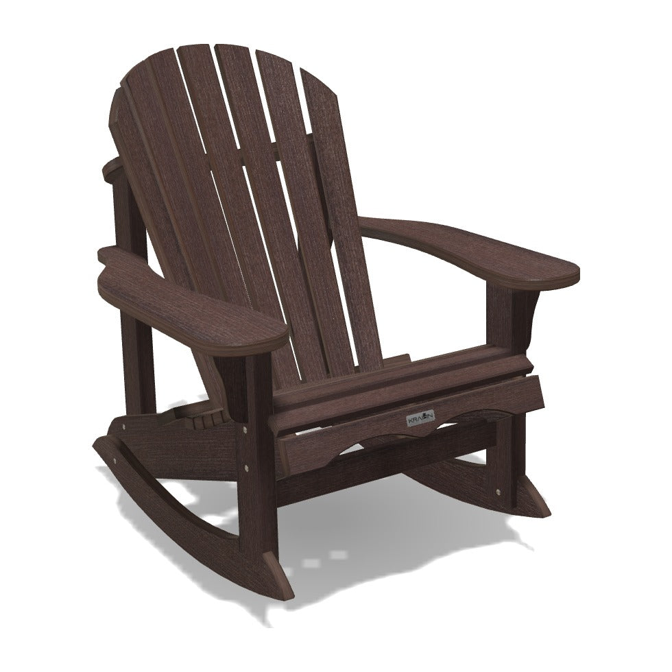 Adirondack Rocker Deluxe in Walnut