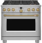 36" Smart Dual-Fuel Range with No-Preheat Air Fry