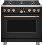 36" Smart Dual-Fuel Range with No-Preheat Air Fry