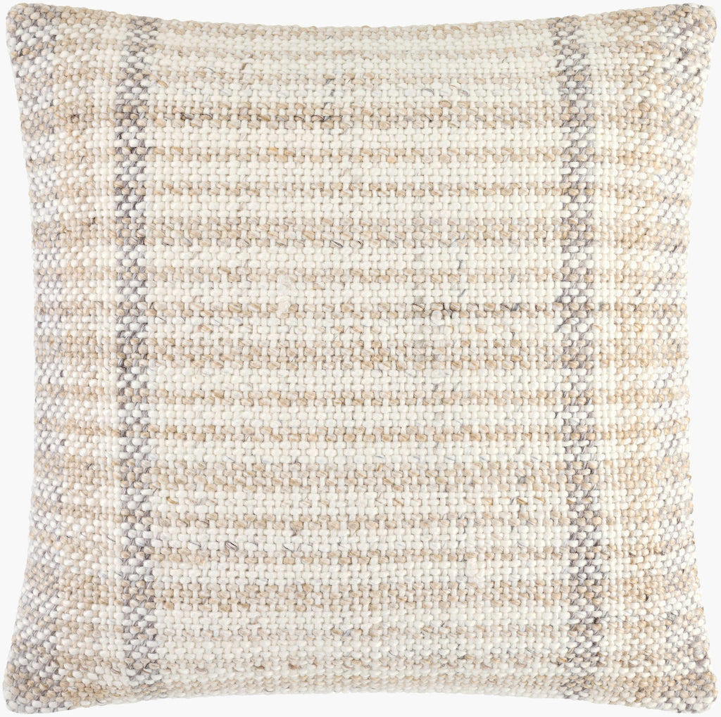 Amaya Pillow in Ivory / Mauve by Surya