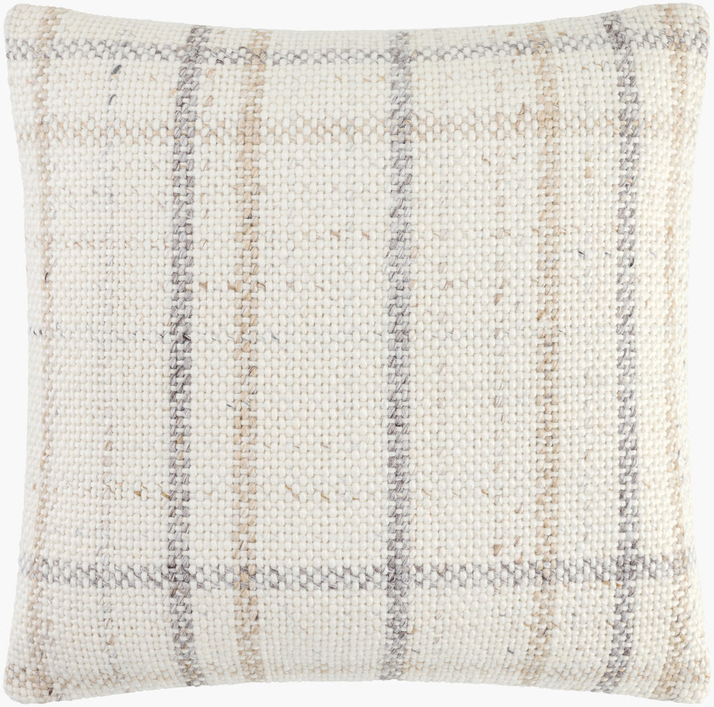 Amaya Pillow in Ivory / Tan by Surya