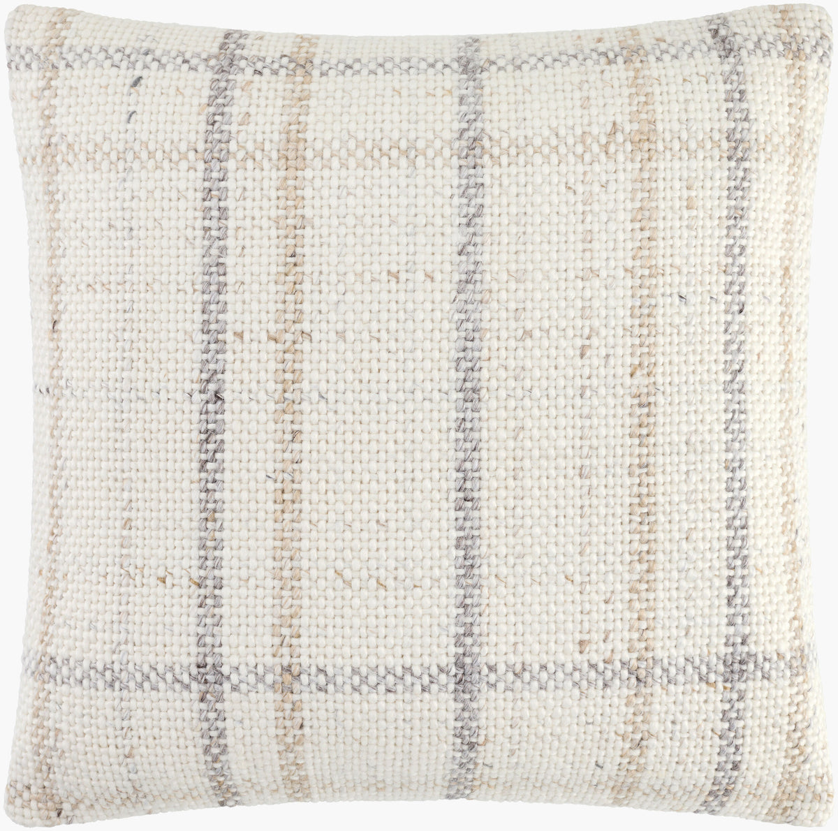 Amaya Pillow in Ivory / Tan by Surya