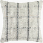 Amaya Pillow in Ivory / Grey by Surya