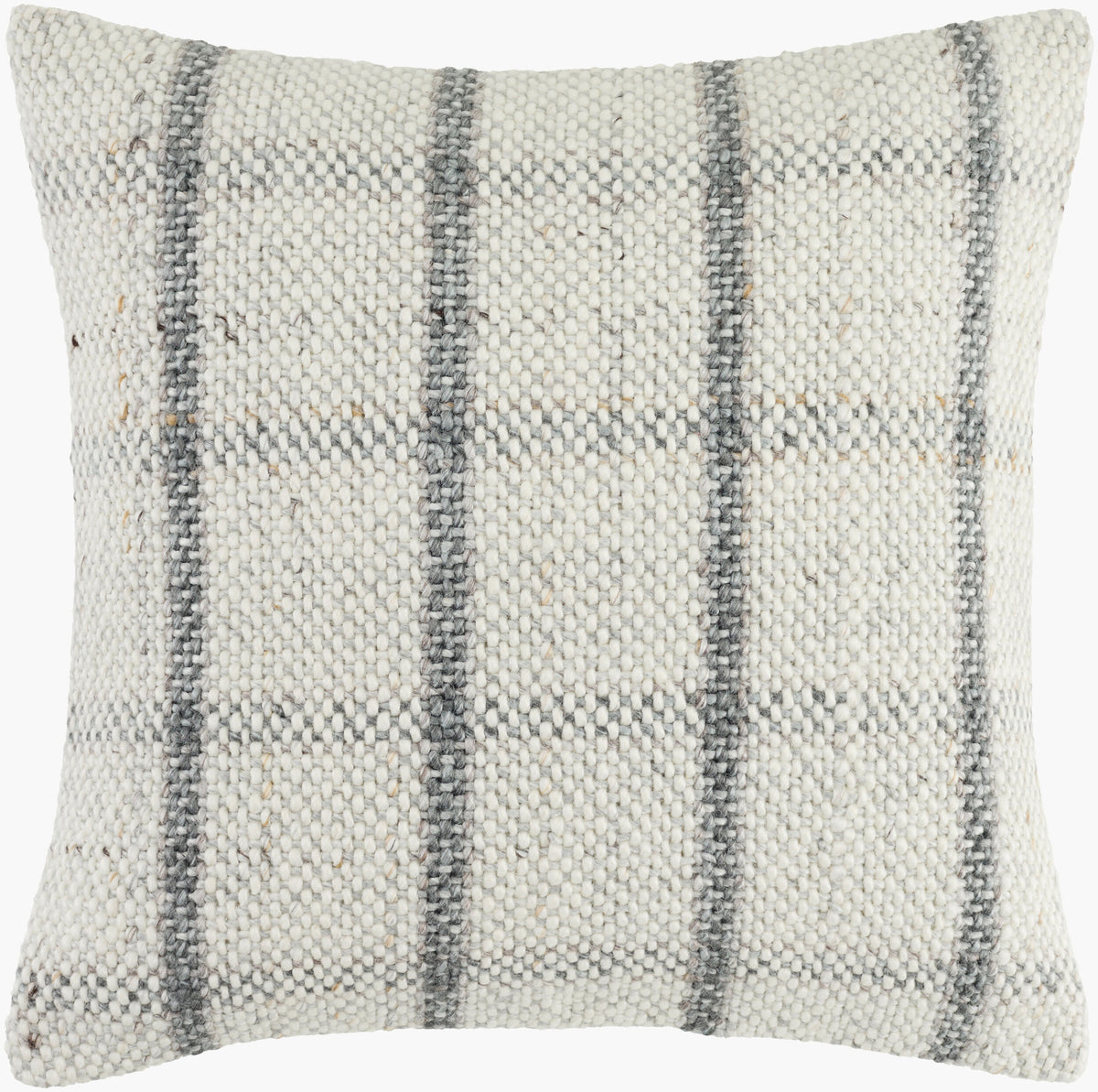 Amaya Pillow in Ivory / Grey by Surya