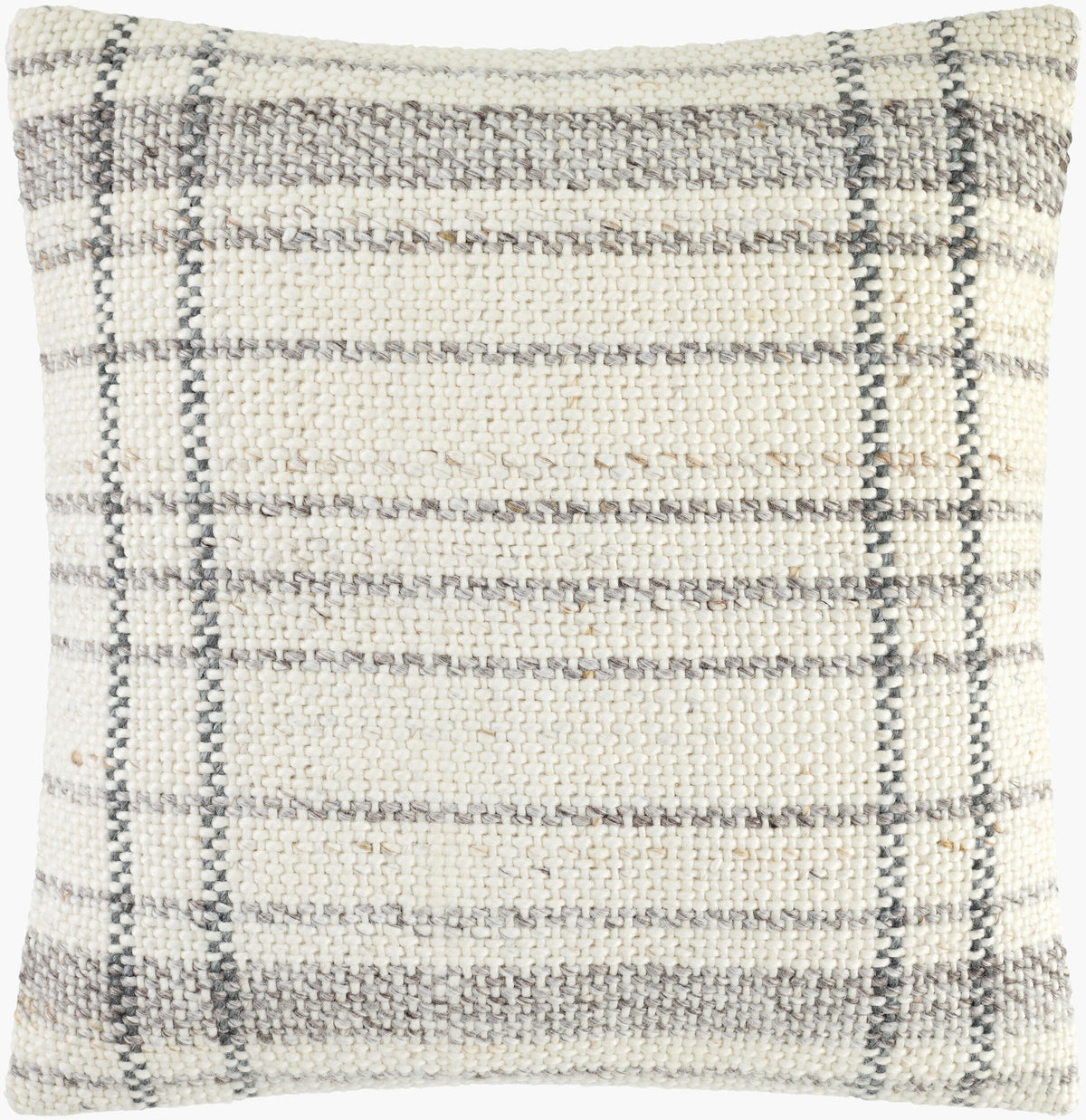 Amaya Pillow in Ivory / Charcoal by Surya