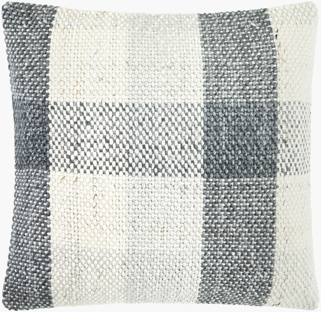Amaya Pillow in Ivory / Navy by Surya