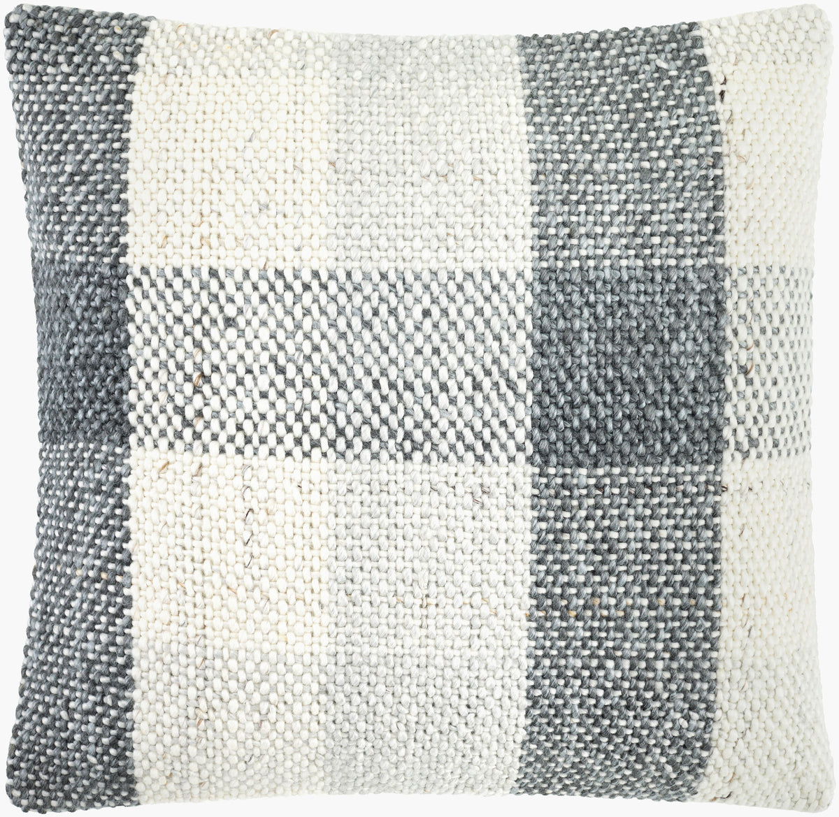 Amaya Pillow in Ivory / Navy by Surya