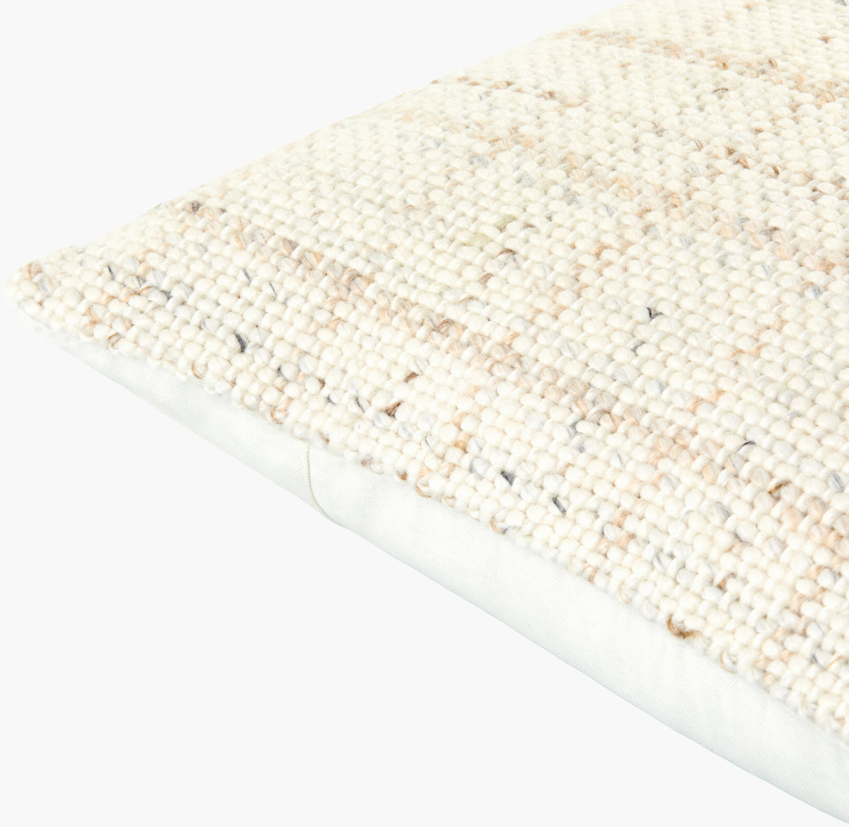 Amaya Pillow in Ivory by Surya - detail