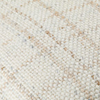Amaya Pillow in Ivory by Surya - detail