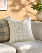 Amaya Pillow in Ivory by Surya - detail