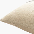 Brett Pillow in Beige / Black by Surya - detail