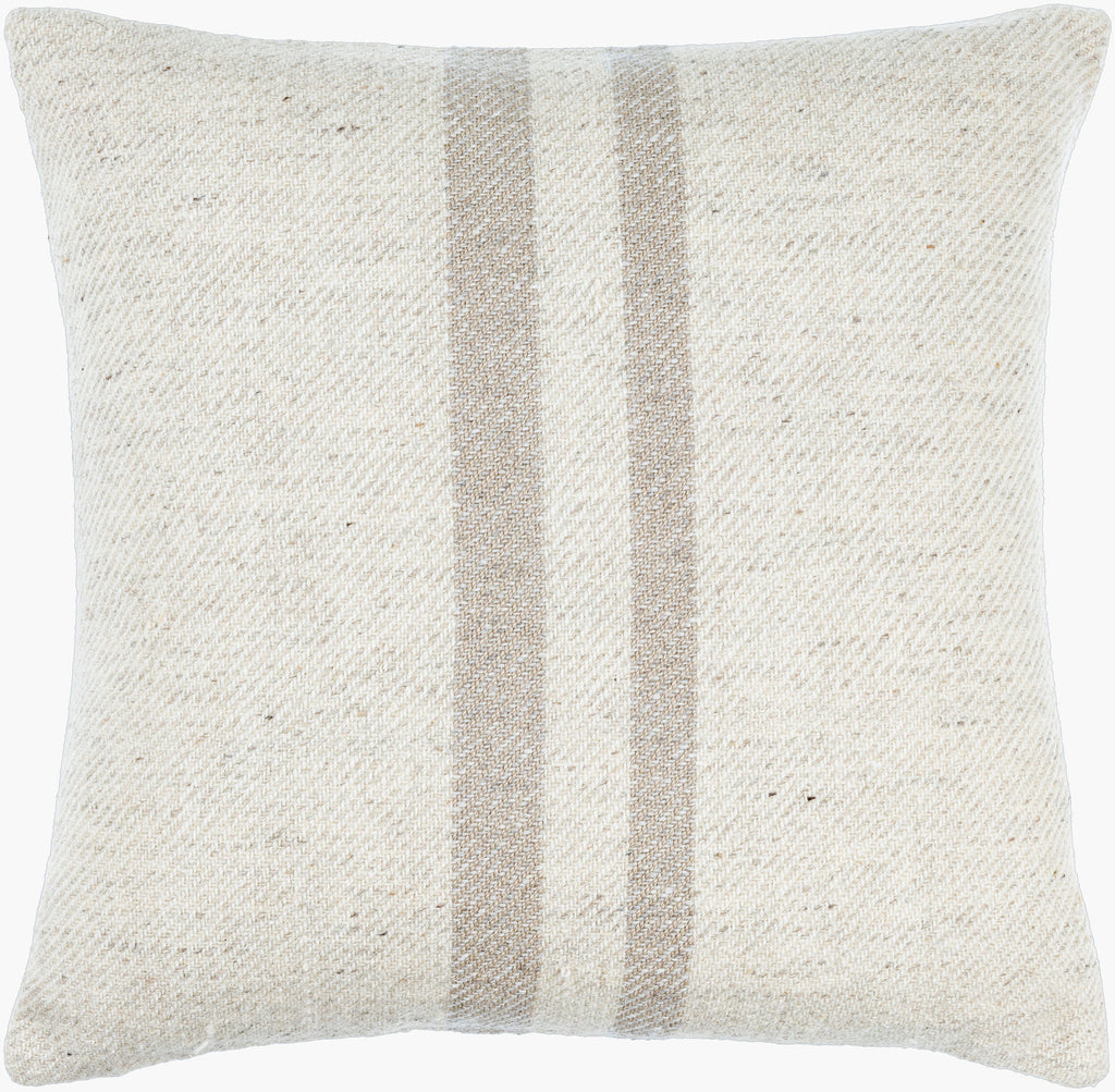 Brett Pillow in Light Grey by Surya