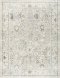 Davina Machine Woven Rug in Light Grey