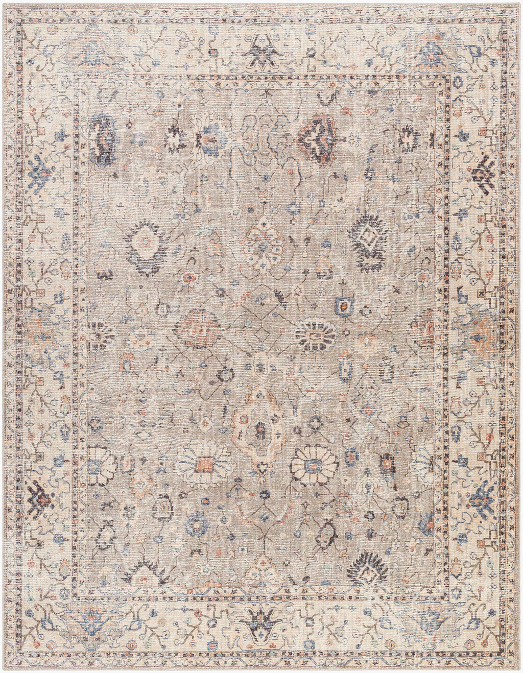 Davina Machine Woven Rug in Taupe