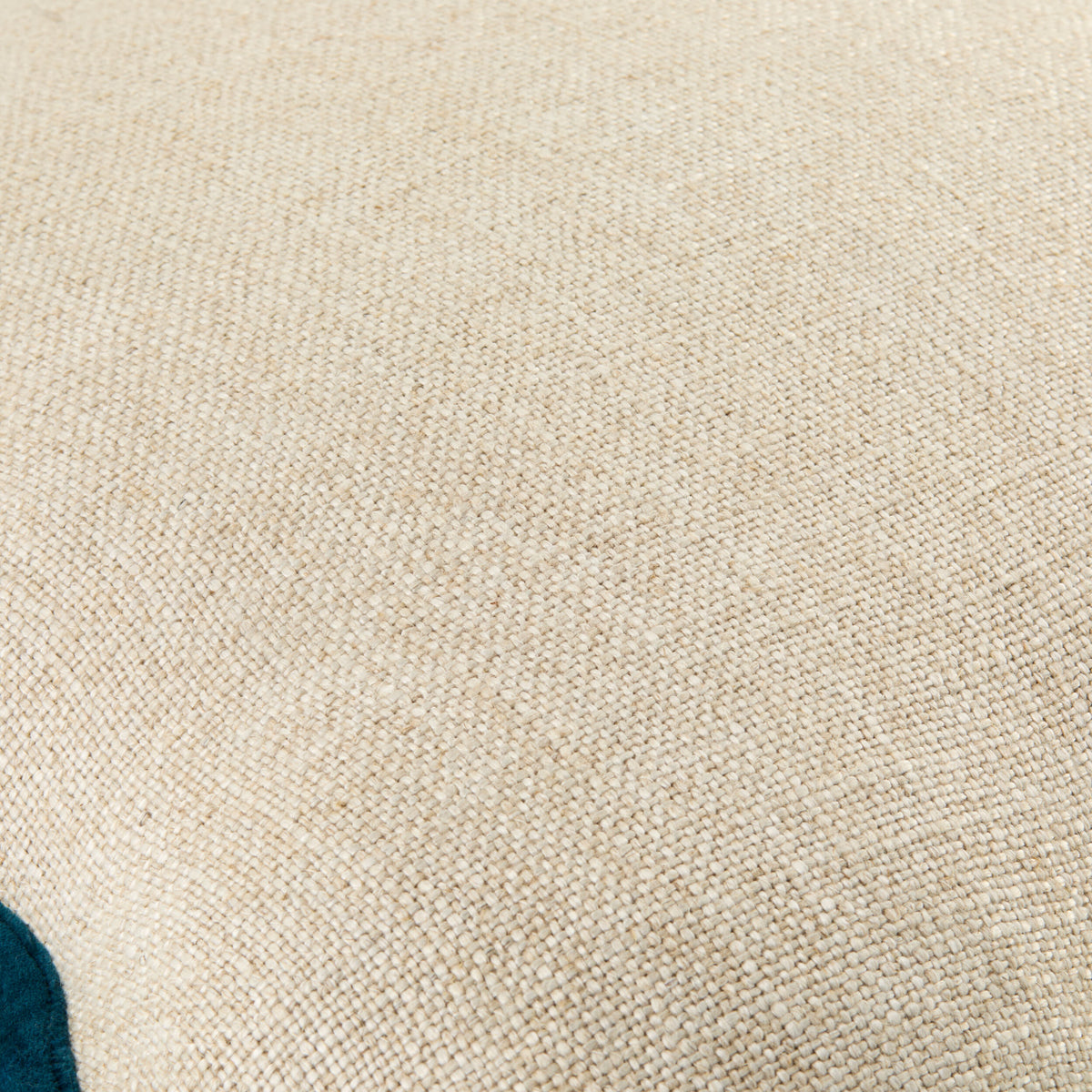 Caliza Pillow in Cream / Navy by Surya - detail