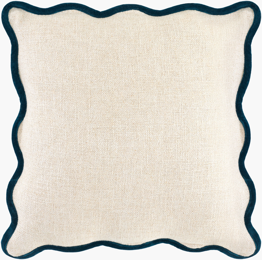 Caliza Pillow in Cream / Navy by Surya