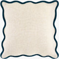 Caliza Pillow in Cream / Navy by Surya