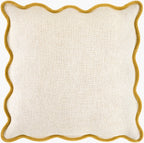 Caliza Pillow in Cream / Mustard by Surya
