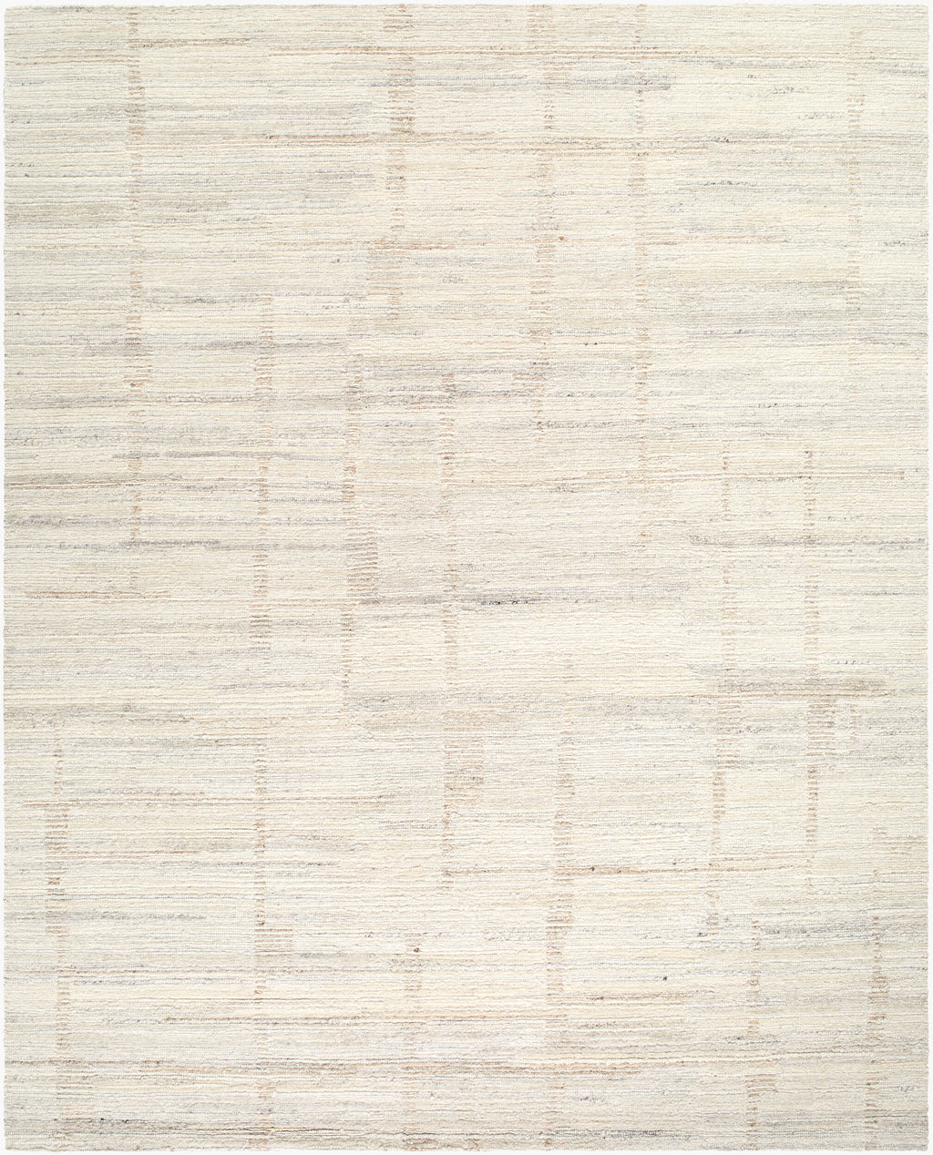 Moab Hand-Knotted Wool Rug in Cream