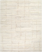 Moab Hand-Knotted Wool Rug in Cream