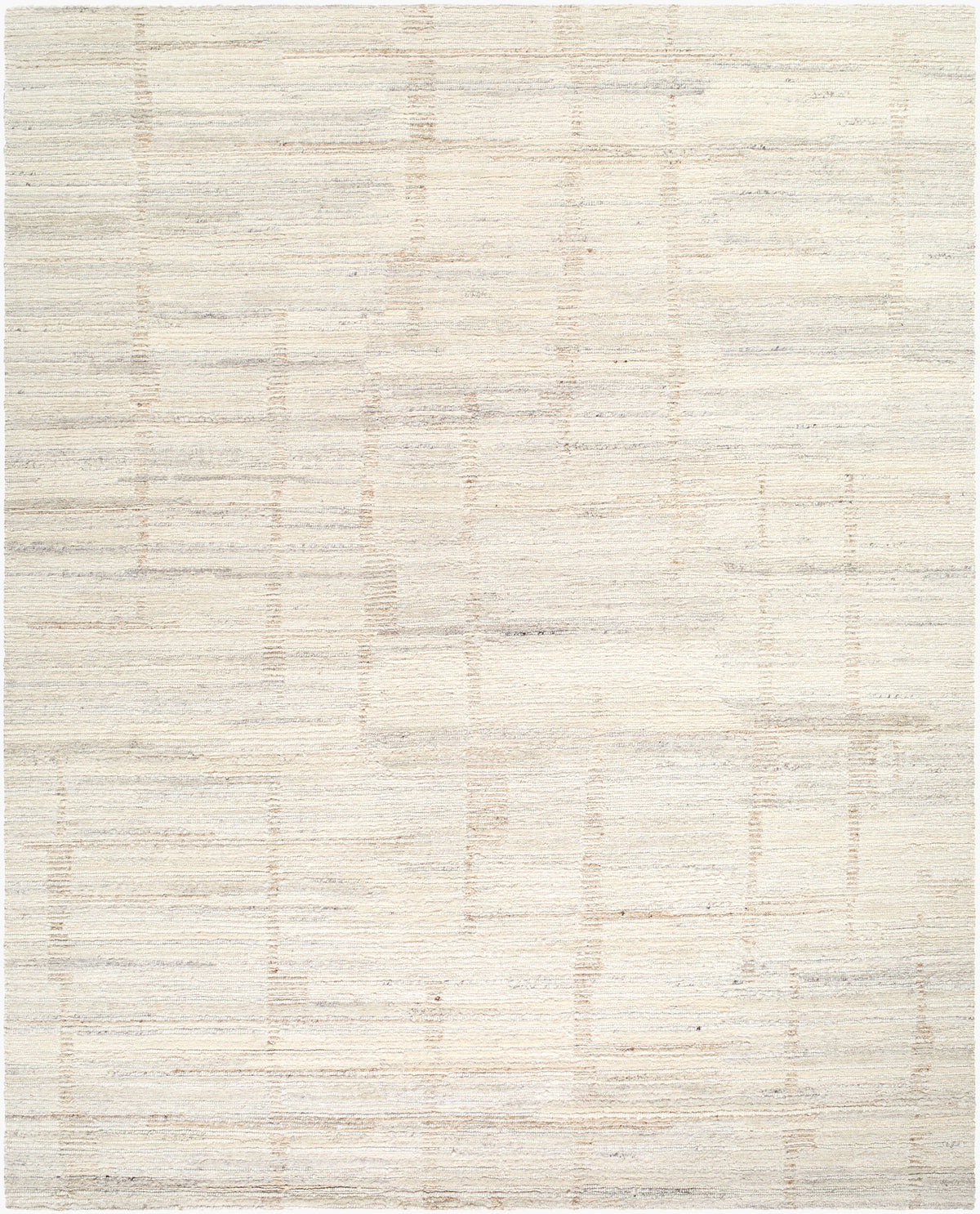 Moab Hand-Knotted Wool Rug in Cream