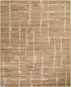 Moab Hand-Knotted Wool Rug in Brown