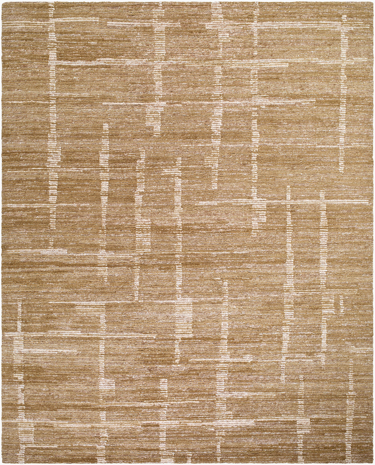 Moab Hand-Knotted Wool Rug in Brown