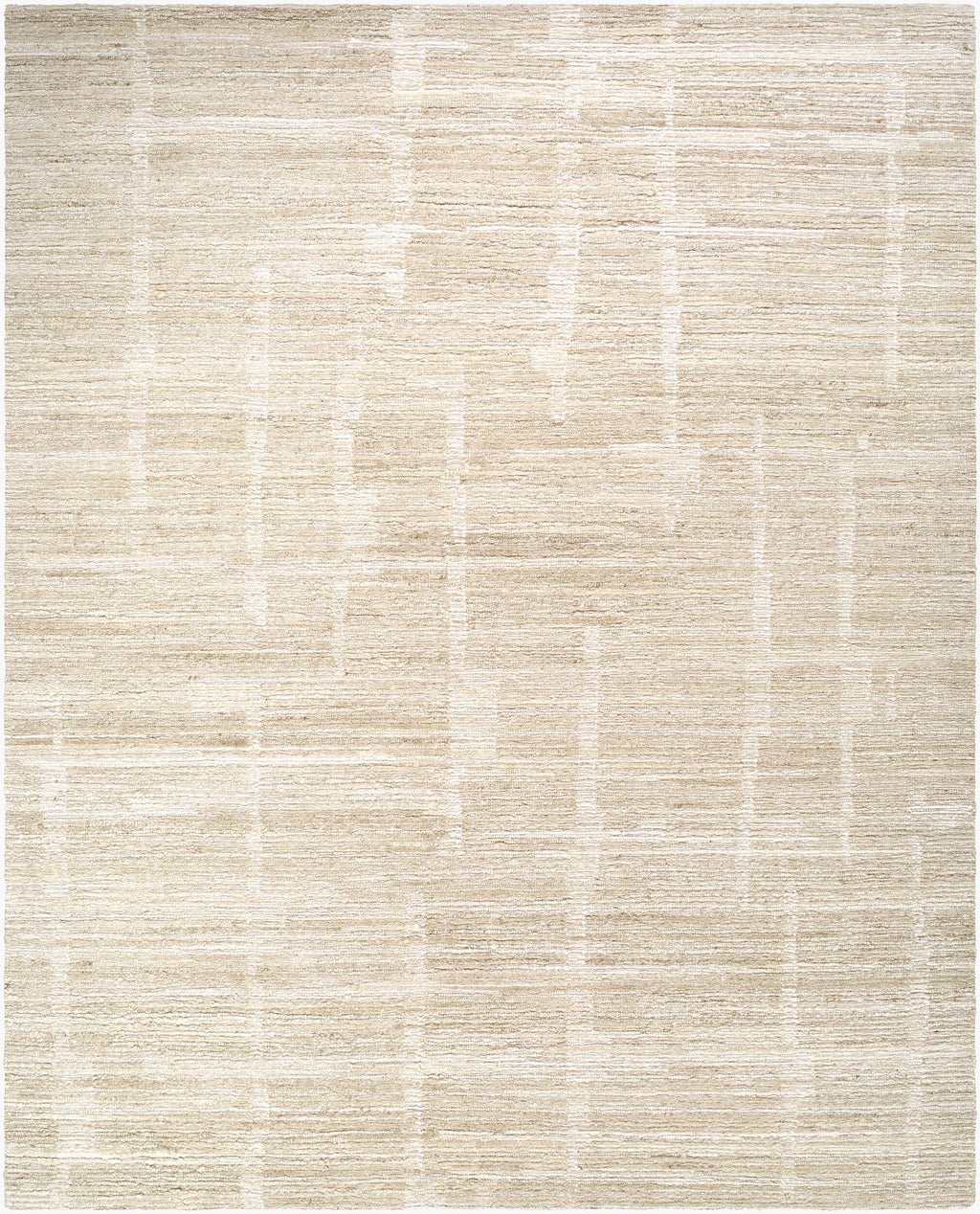 Moab Hand-Knotted Wool Rug in Ivory / Tan