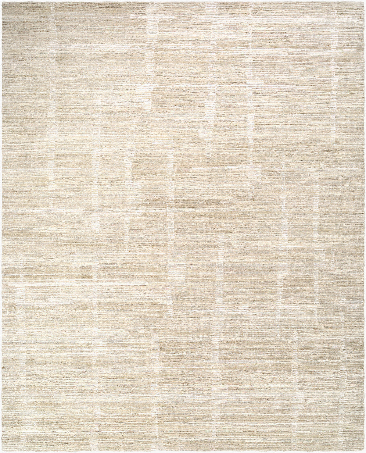 Moab Hand-Knotted Wool Rug in Ivory / Tan